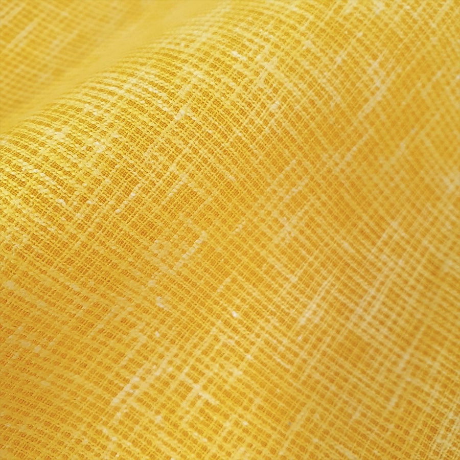 Unstitched Yellow Mini Kurta Pyjama