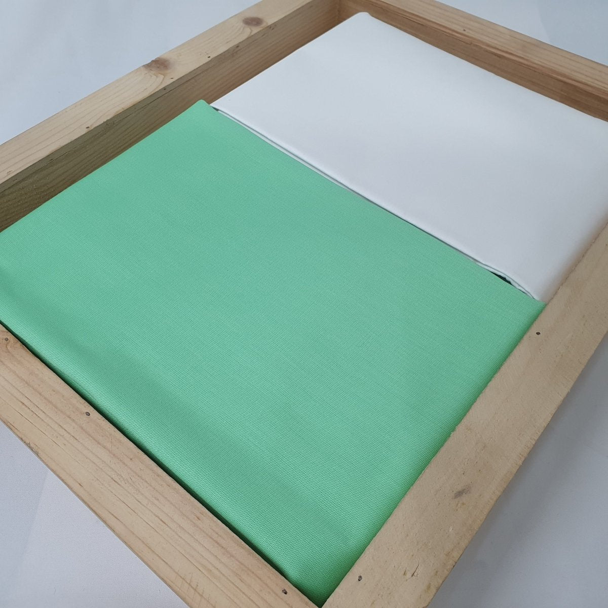 Kurta Set - [Cotton 100%] Kurta Pyjama (Spring Green) - Unstitched - Regular - Dakshina Store