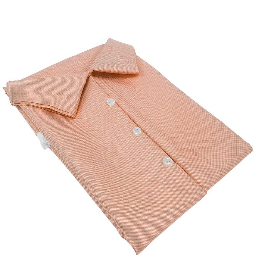 Unstitched Oxford Peach Shirt